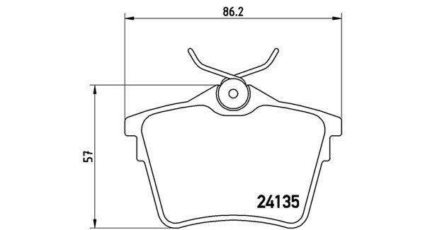 MAGNETI MARELLI stabdžių trinkelių rinkinys, diskinis stabdys 363700461079